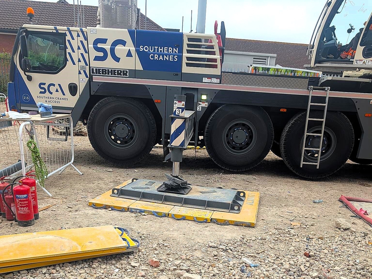 BI Steel Mats on top of ALIMATS 2